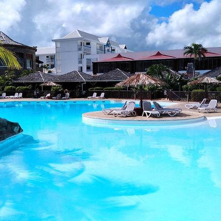 Studio Avec Grande Piscine, Plage Cannelle Caraibes Saint-Francois  Bagian luar foto