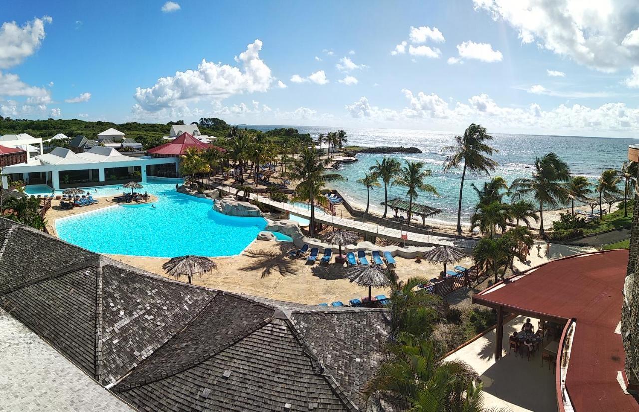 Studio Avec Grande Piscine, Plage Cannelle Caraibes Saint-Francois  Bagian luar foto