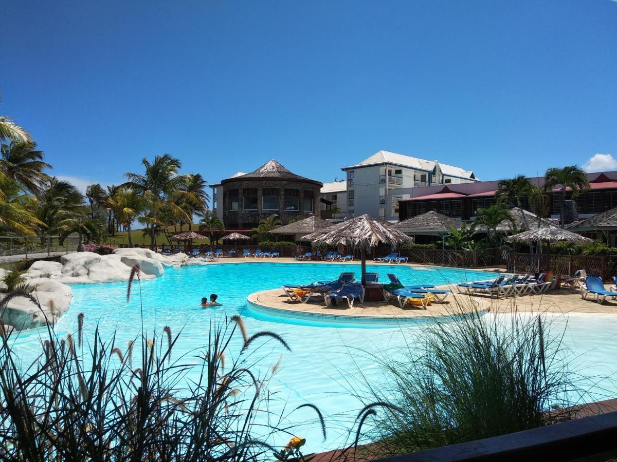 Studio Avec Grande Piscine, Plage Cannelle Caraibes Saint-Francois  Bagian luar foto