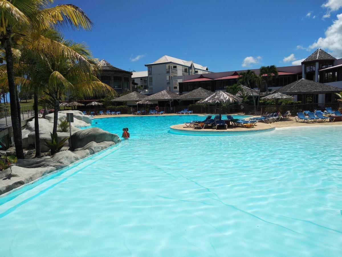 Studio Avec Grande Piscine, Plage Cannelle Caraibes Saint-Francois  Bagian luar foto